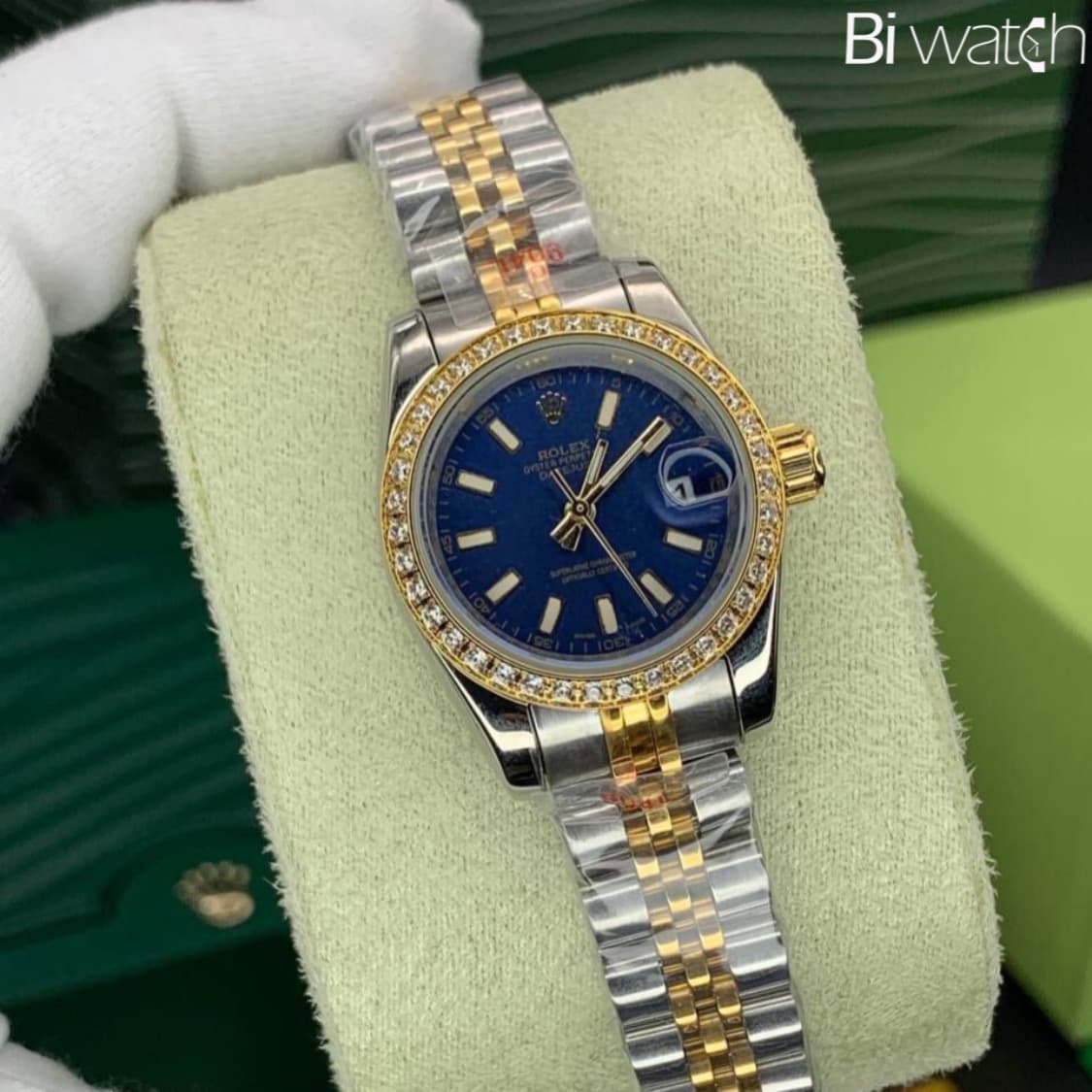 ساعت مچی زنانه رولکس نگین دار Rolex Date-Just 7642R