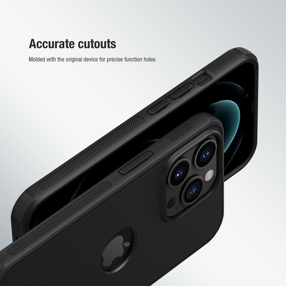 قاب نیلکین اپل Iphone 13 pro مدل Super Frosted Shield pro(LOGO cutout) — تصویر ۴