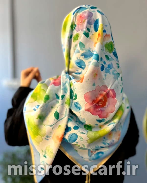 روسری نخی کد L221 — تصویر ۳
