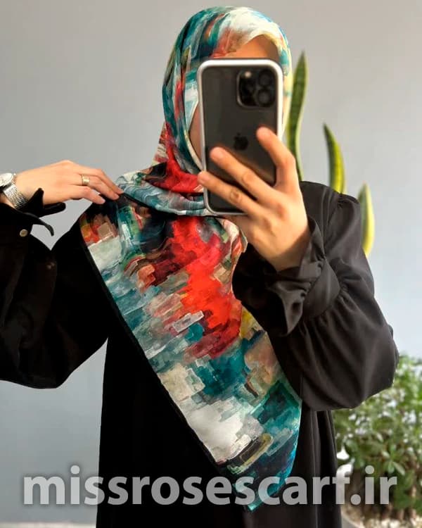 روسری قواره 100 کد 4 — تصویر ۳