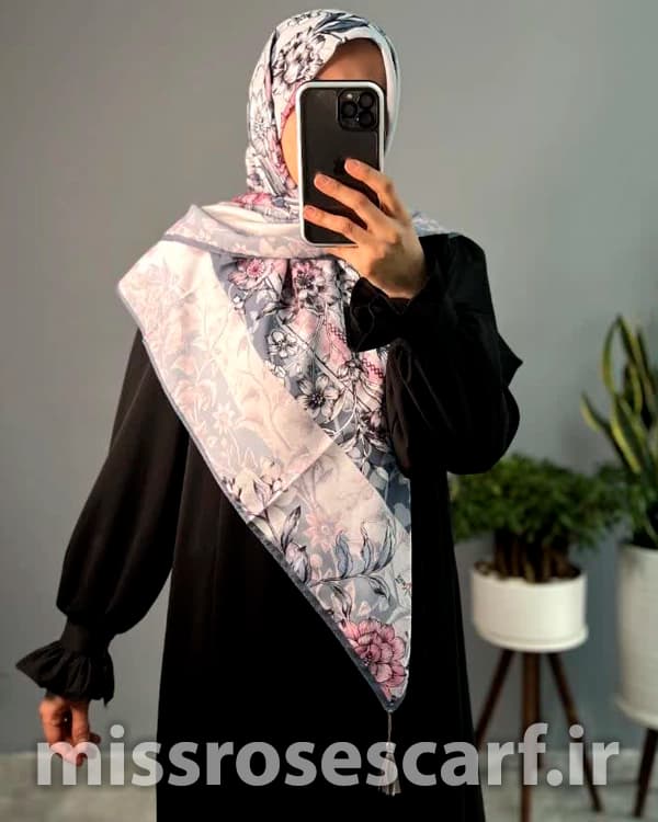 روسری قواره 120 طرح Tino