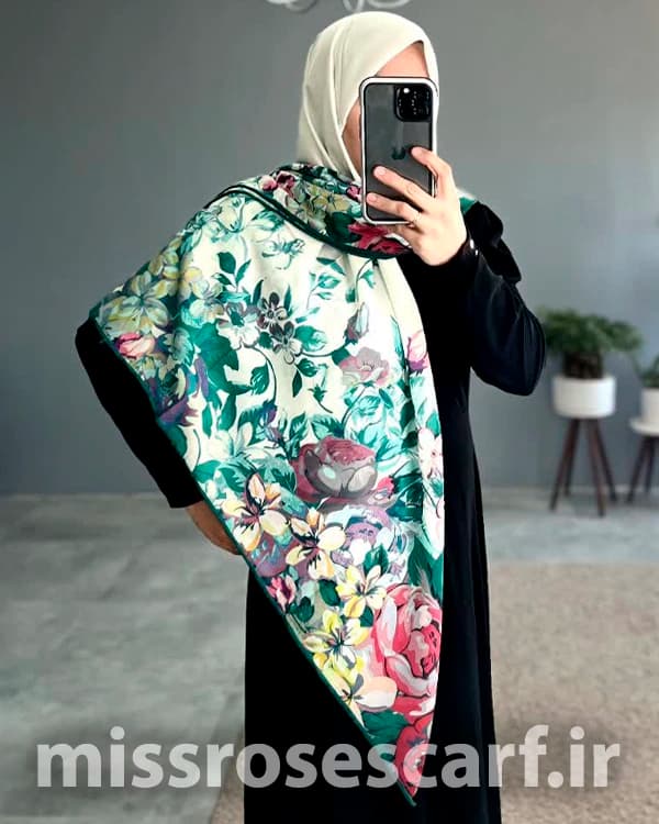 روسری نخی طرح Bahar — تصویر ۲