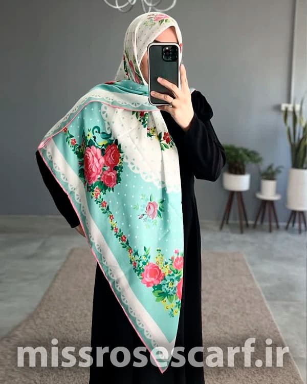 روسری نخی کد L207 — تصویر ۲