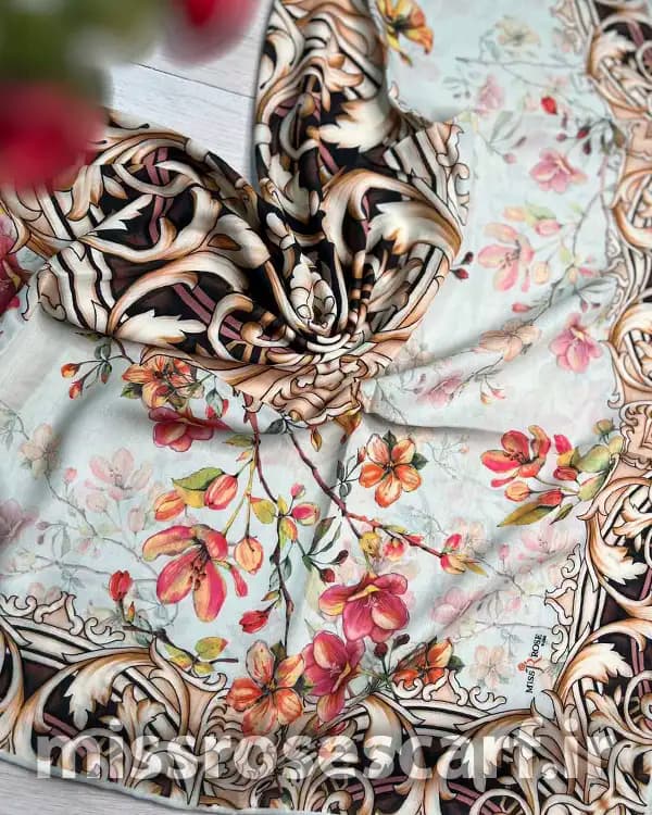 روسری قواره 120 کد M203 — تصویر ۲