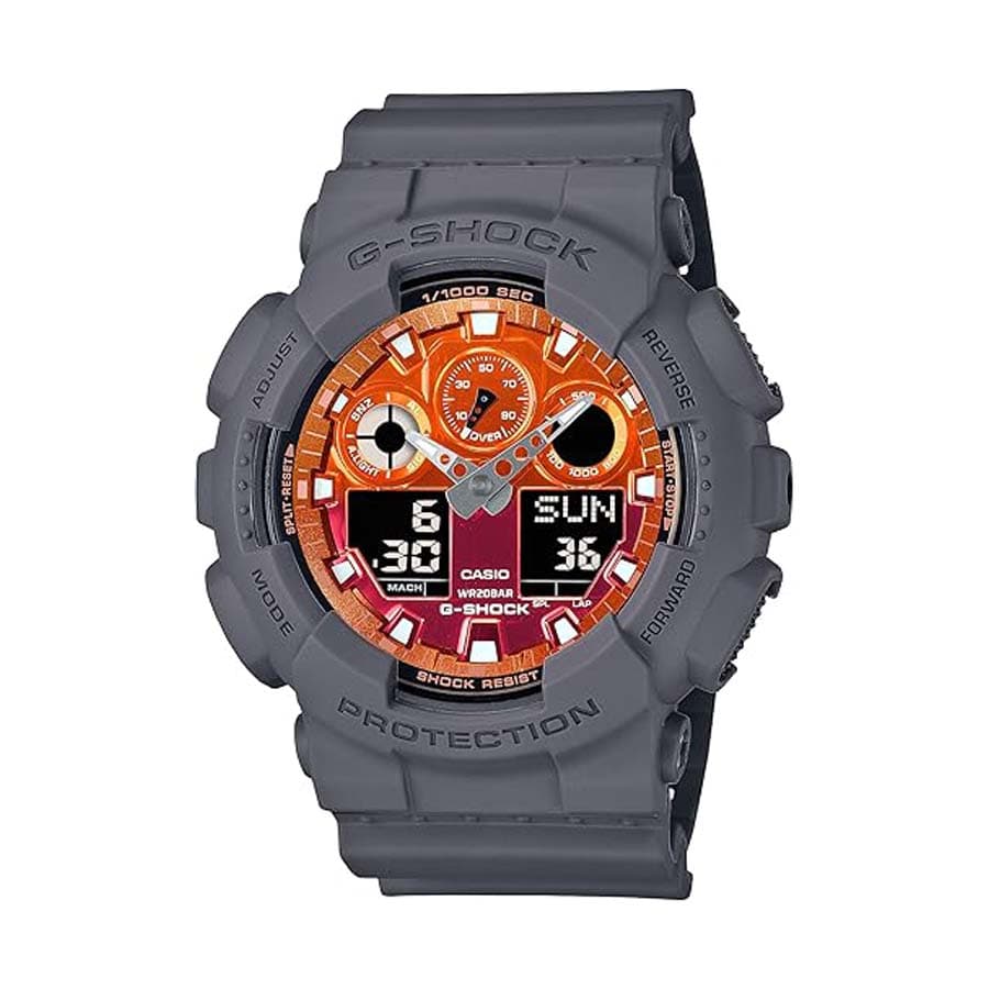 ساعت مچی مردانه کاسیو (GA-100FL-8ADR) Casio G-Shock