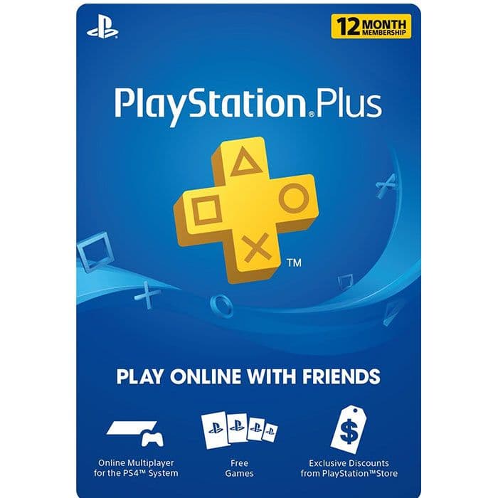 گیفت کارت پلی استیشن پلاس PSN یک ساله