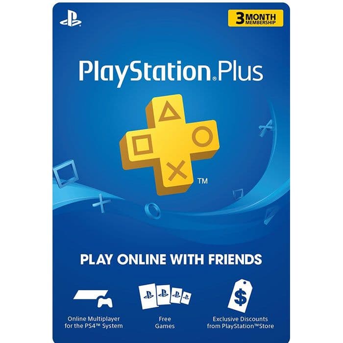 گیفت کارت پلی استیشن پلاس PSN سه ماهه