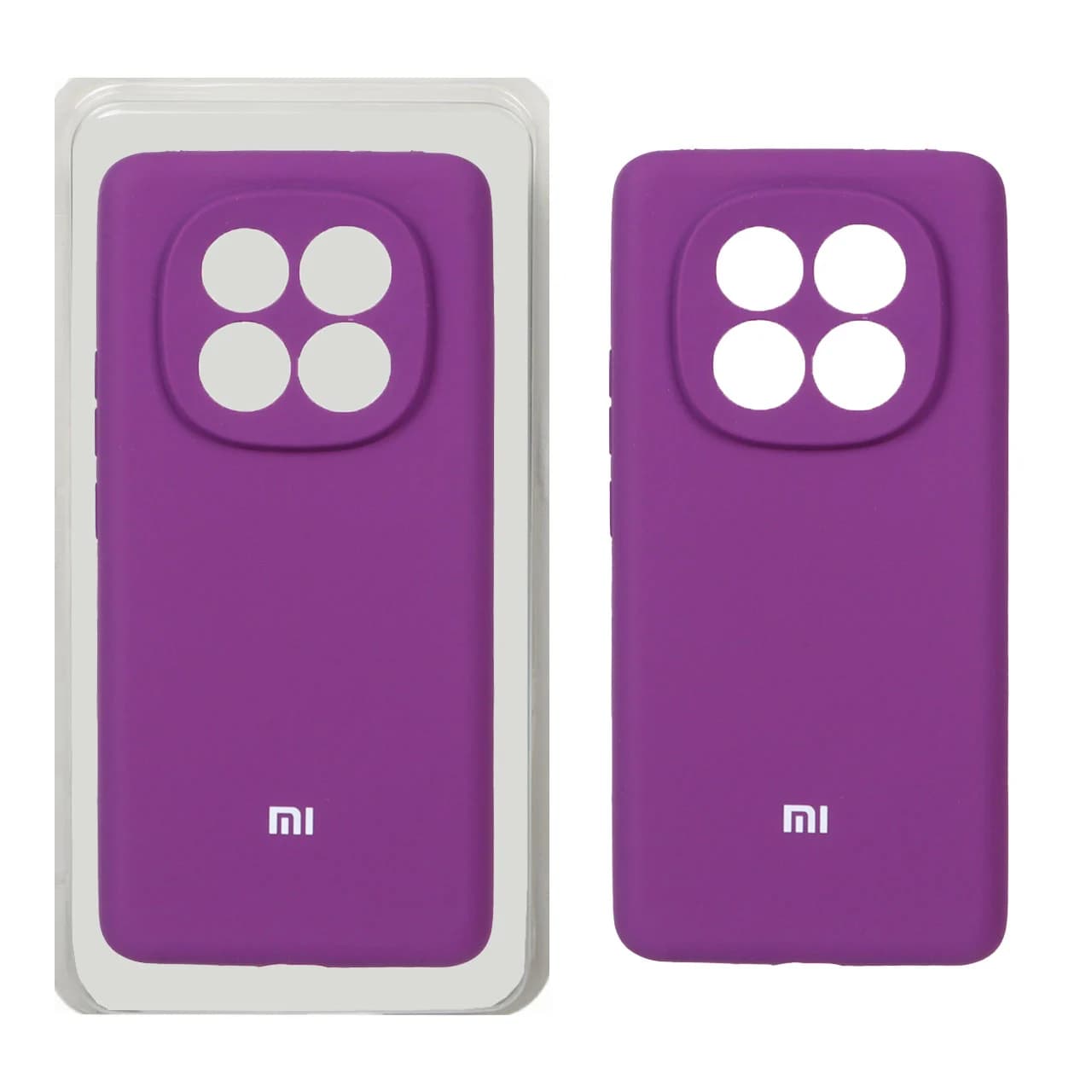 قاب سیلیکونی پاک کنی محافظ لنزدار اورجینال Xiaomi Redmi Note 14 Pro Plus 5G — تصویر ۲