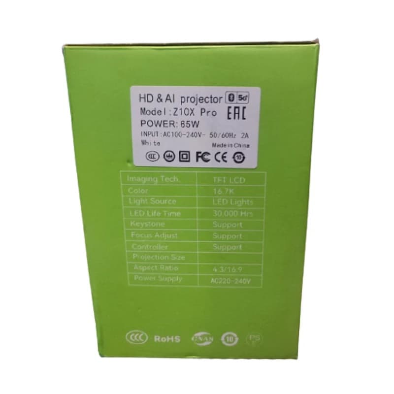 ویدیو پروژکتور اندروید برند کالوس مدل Z10X Pro 4K (عمده و تک) — تصویر ۳