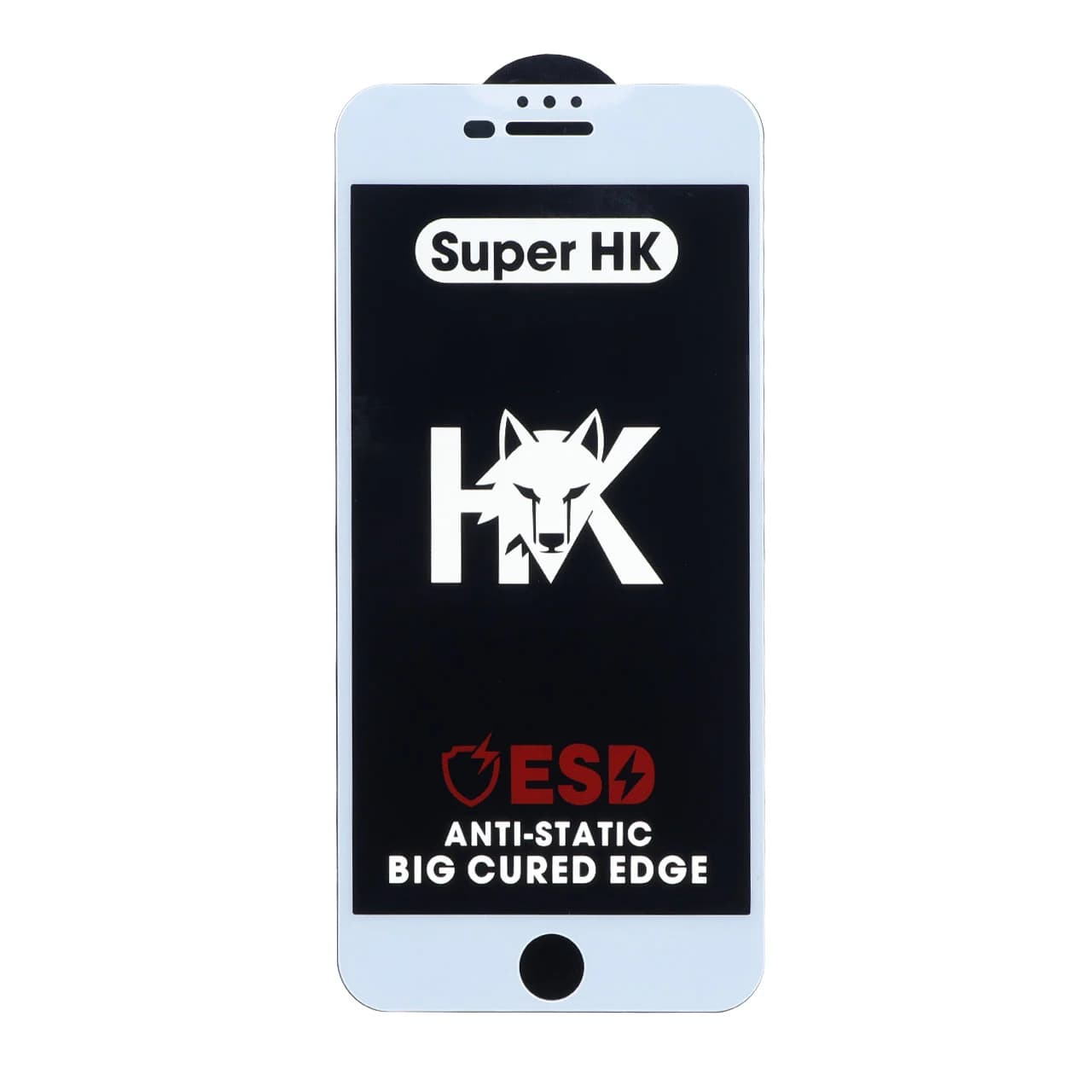 محافظ صفحه نمایش شیشه ای Full Cover ESD Anti Static – Super HK مدل Apple iPhone 6 Plus / iPhone 6S Plus / iPhone 7 Plus / iPhone 8 Plus — تصویر ۲