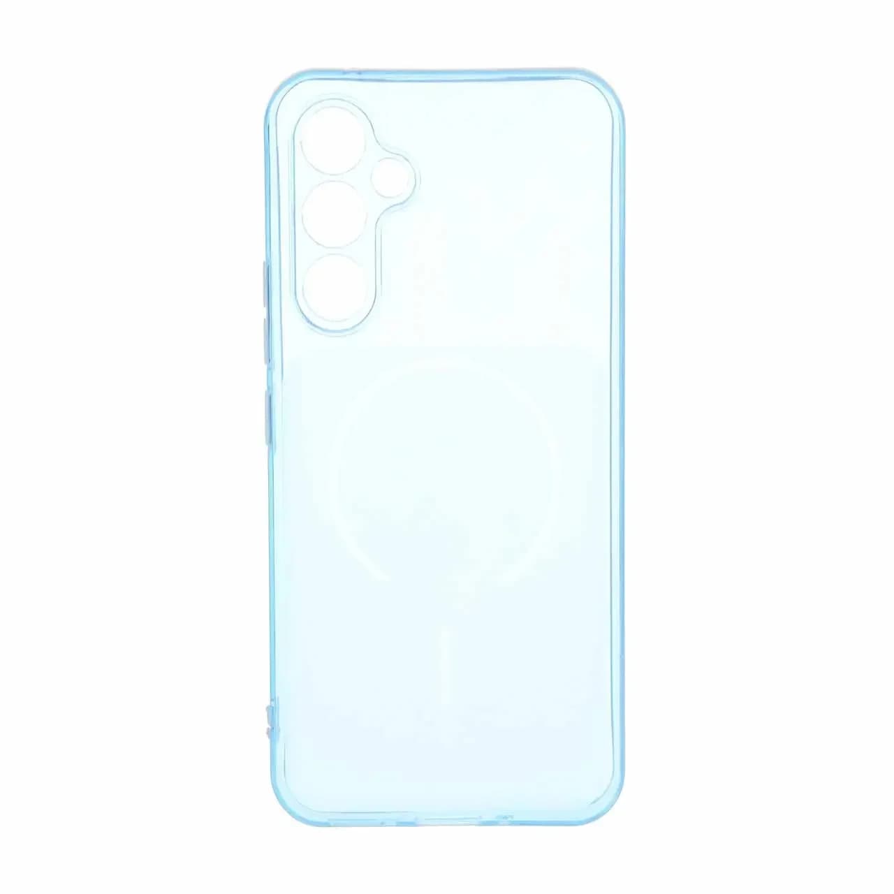 قاب ژله ای شفاف مستطیلی طرح مگ سیف محافظ لنزدار Samsung Galaxy A54 — تصویر ۲