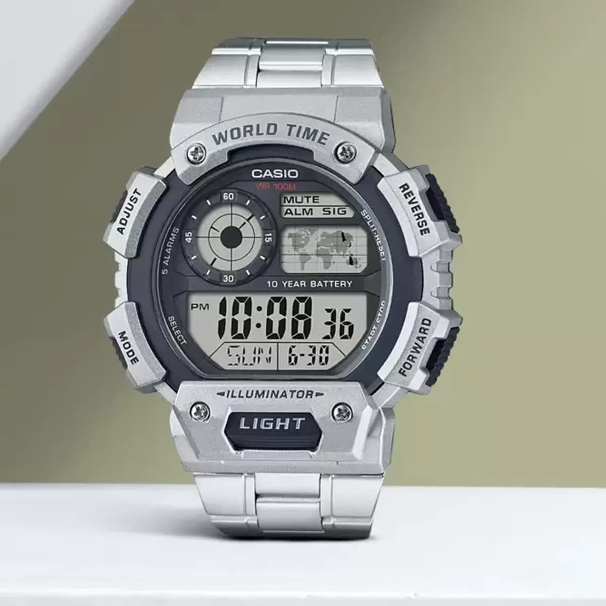 ساعت مچی مردانه کاسیو (AE-1400WHD-1A) Casio — تصویر ۱۰