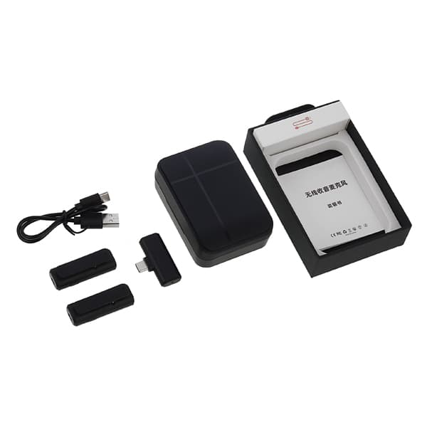 میکروفن یقه ای مدل K93 Dual mic Type-c — تصویر ۵