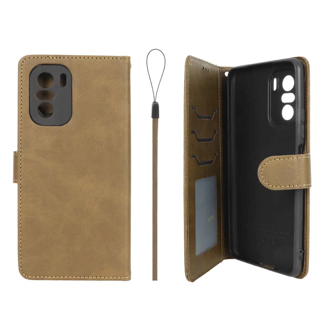 کیف موبایل مگنتی درجه یک داخل خز MNC Plus مدل Xiaomi Poco F3 / Redmi Mi 11i / Redmi K40 — تصویر ۴
