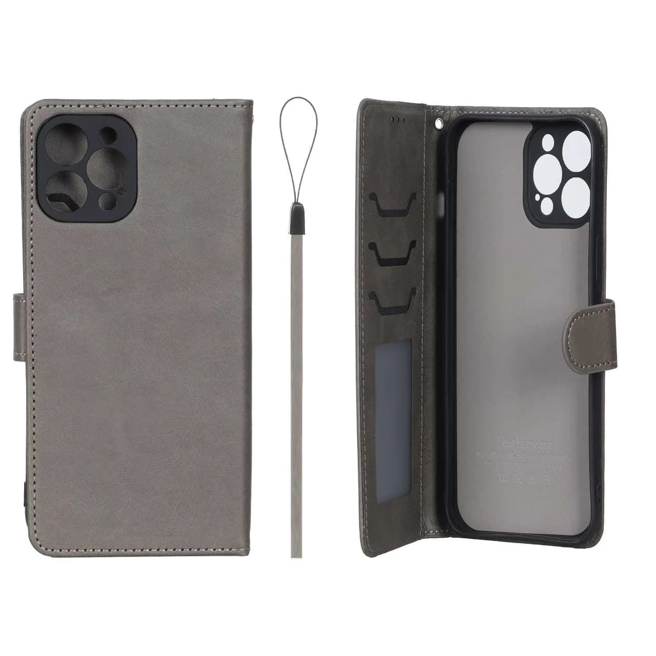کیف موبایل مگنتی درجه یک داخل خز MNC Plus مدل Apple iPhone 12 Pro Max — تصویر ۳