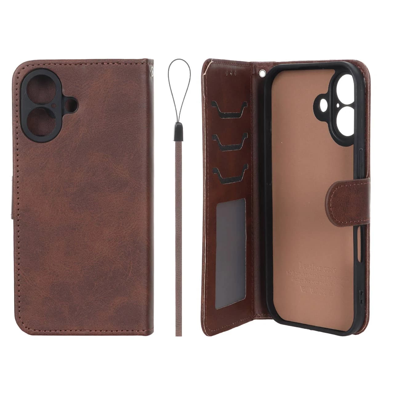 کیف موبایل مگنتی درجه یک داخل خز MNC Plus مدل Apple iPhone 17 — تصویر ۲