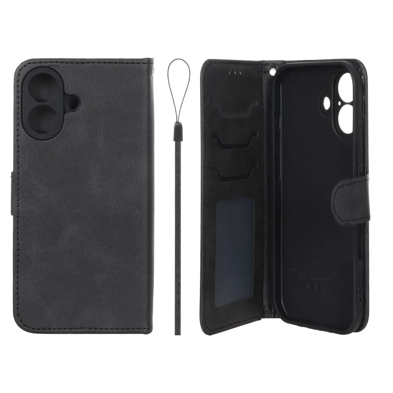 کیف موبایل مگنتی درجه یک داخل خز MNC Plus مدل Apple iPhone 17 — تصویر ۵