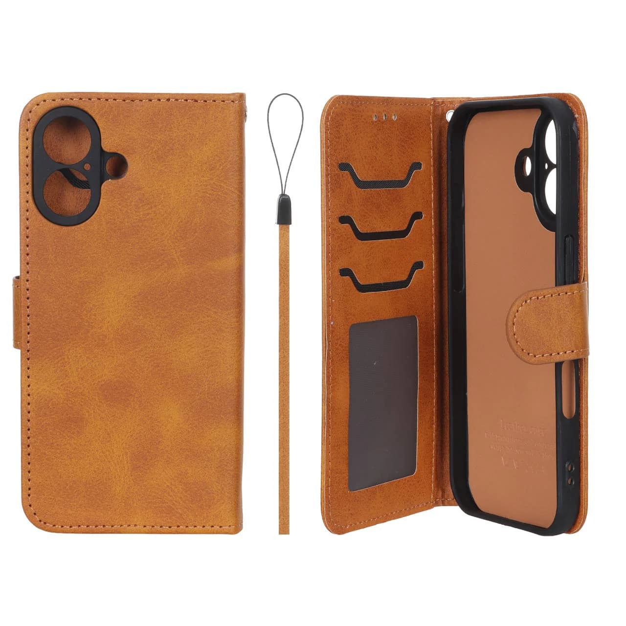 کیف موبایل مگنتی درجه یک داخل خز MNC Plus مدل Apple iPhone 17
