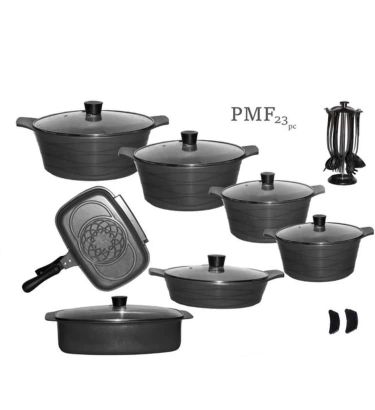 سرویس قابلمه چدن 23 پارچه PMF