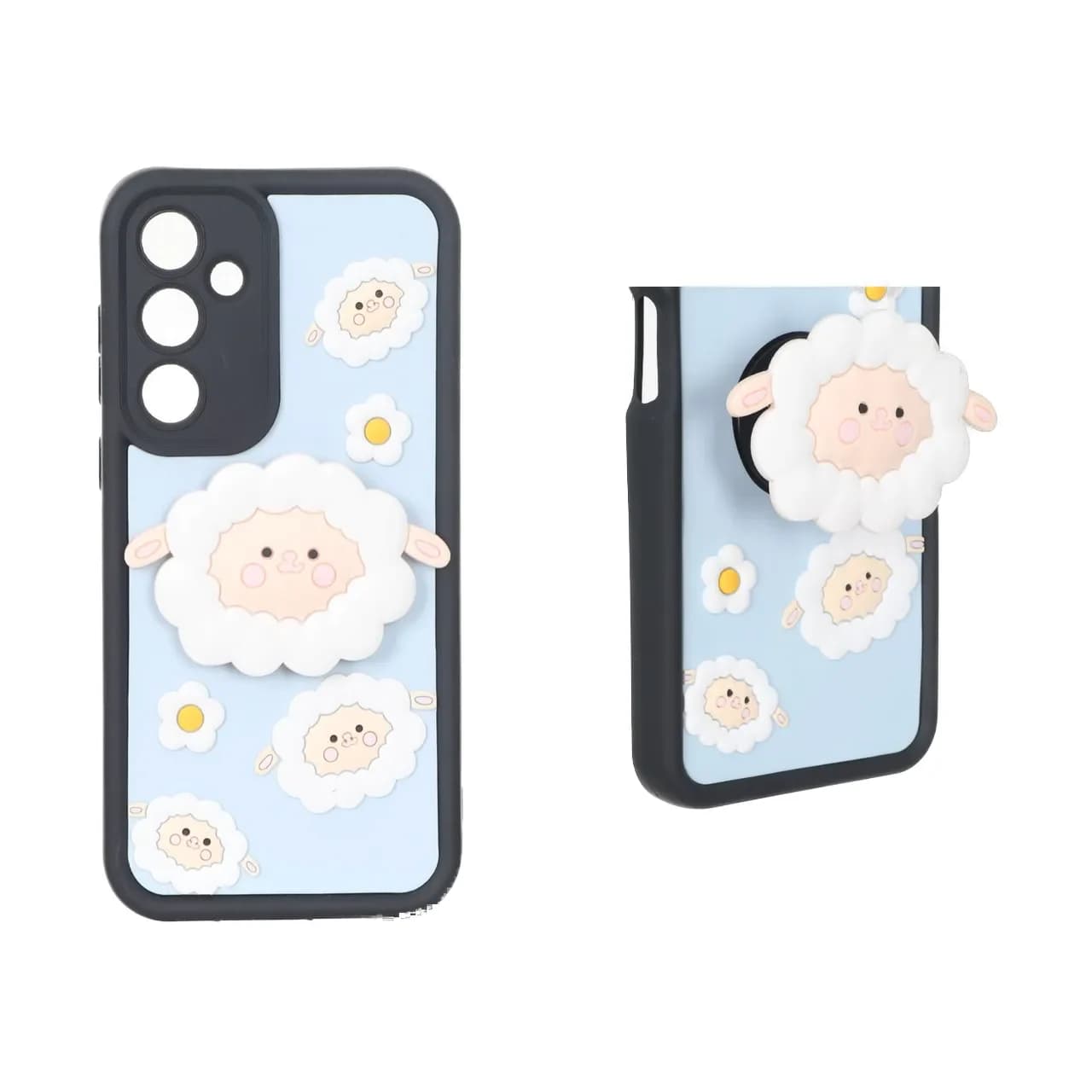 قاب Solid Case پاپ سوکت عروسکی برجسته Samsung Galaxy A35 — تصویر ۳