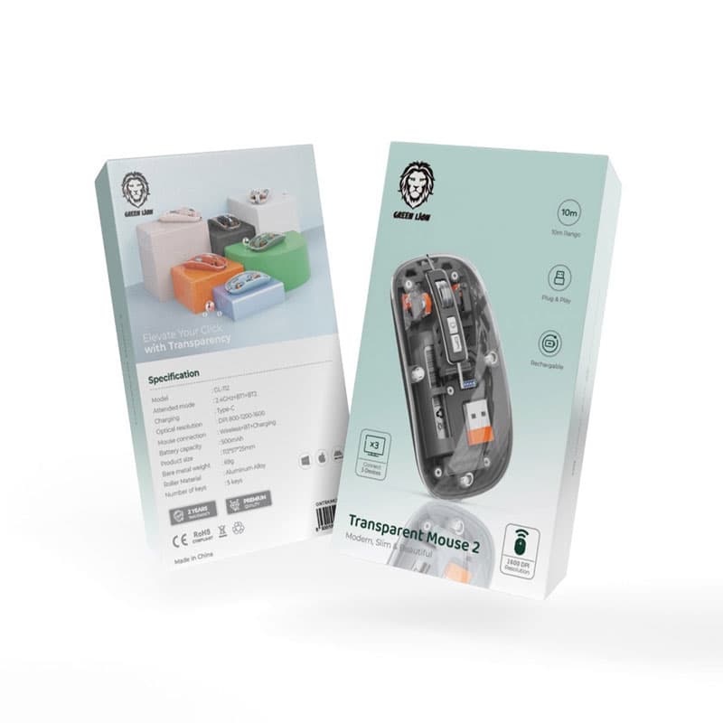 ماوس گرین لاین مدل 2 Transparent Mouse