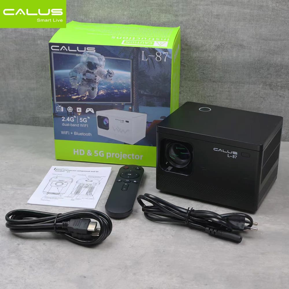 ویدیو پروژکتور هوشمند اندروید برند CALUS مدل L-87 (فروش عمده و تک) — تصویر ۲