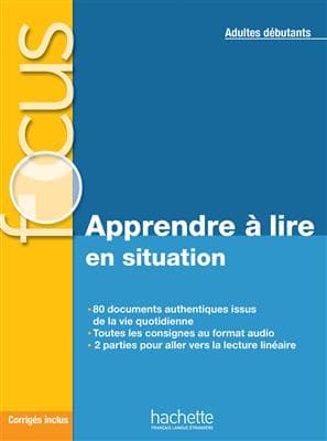 کتاب Focus – Apprendre à lire en situation (adultes débutants)