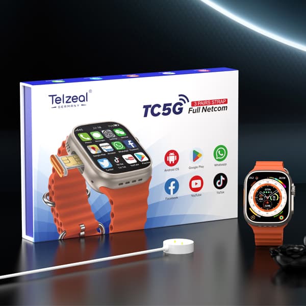 ساعت هوشمند سیم کارت خور (فروش عمده و تک)TELZEAL GERMANI TC5G