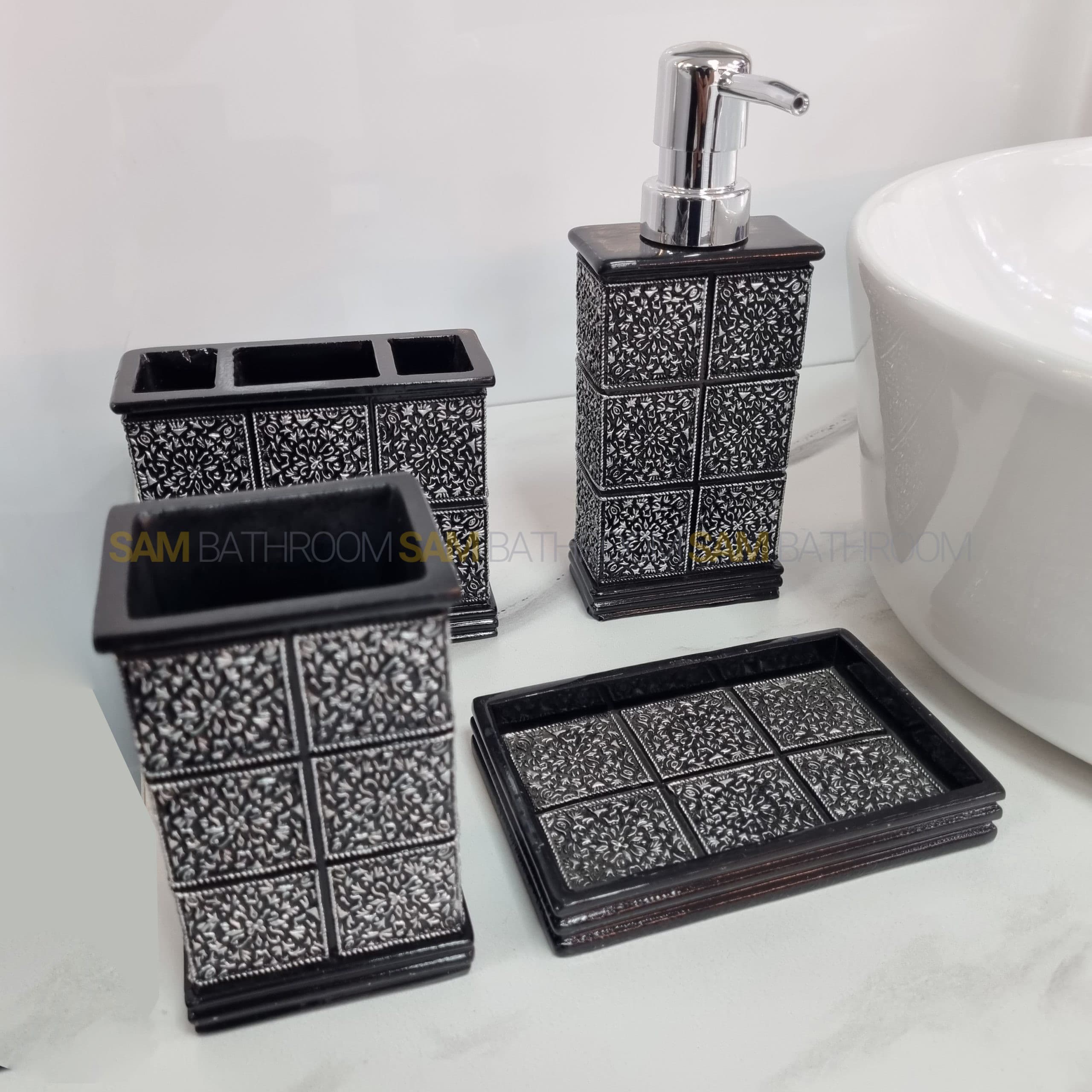 ست ۴پارچه رو سنگی رزین