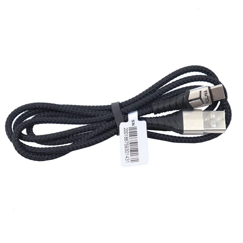 کابل شارژر USB به USB-C تسکو مدل TCC186 طول 1 متر — تصویر ۲