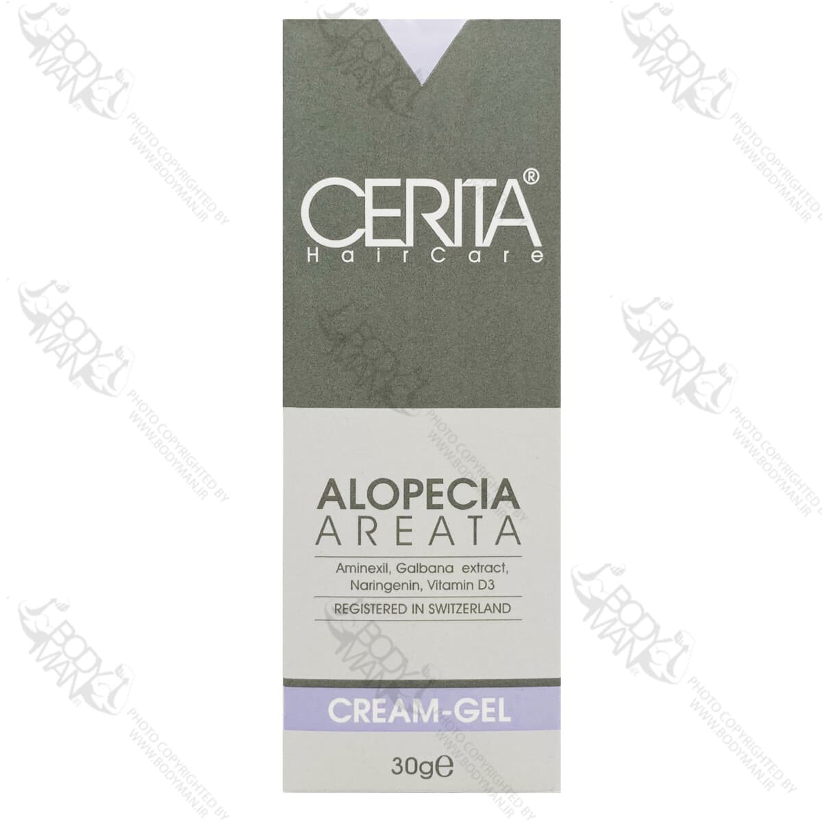 کرم-ژل مناسب ریزش سکه ای مو سریتا | CERITA ALOPECIA AREATA CREAM-GEL
