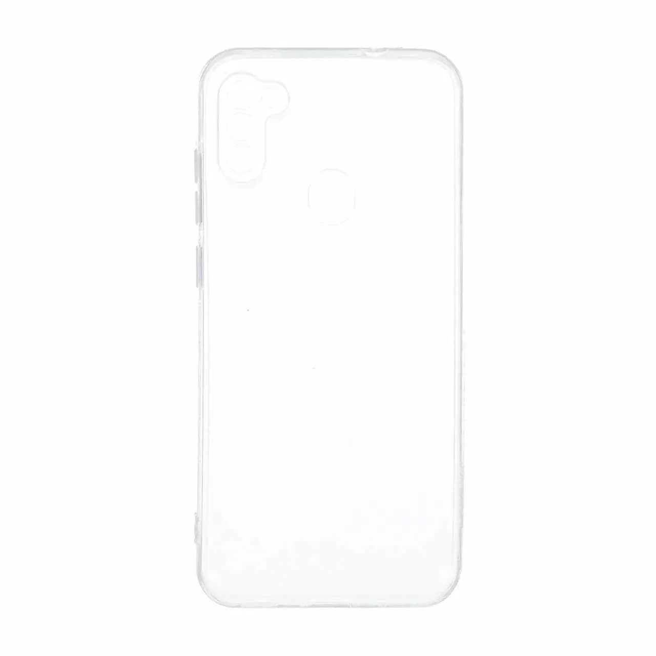 قاب ژله ای شفاف مستطیلی طرح مگ سیف محافظ لنزدار Samsung Galaxy A11 / M11 — تصویر ۳