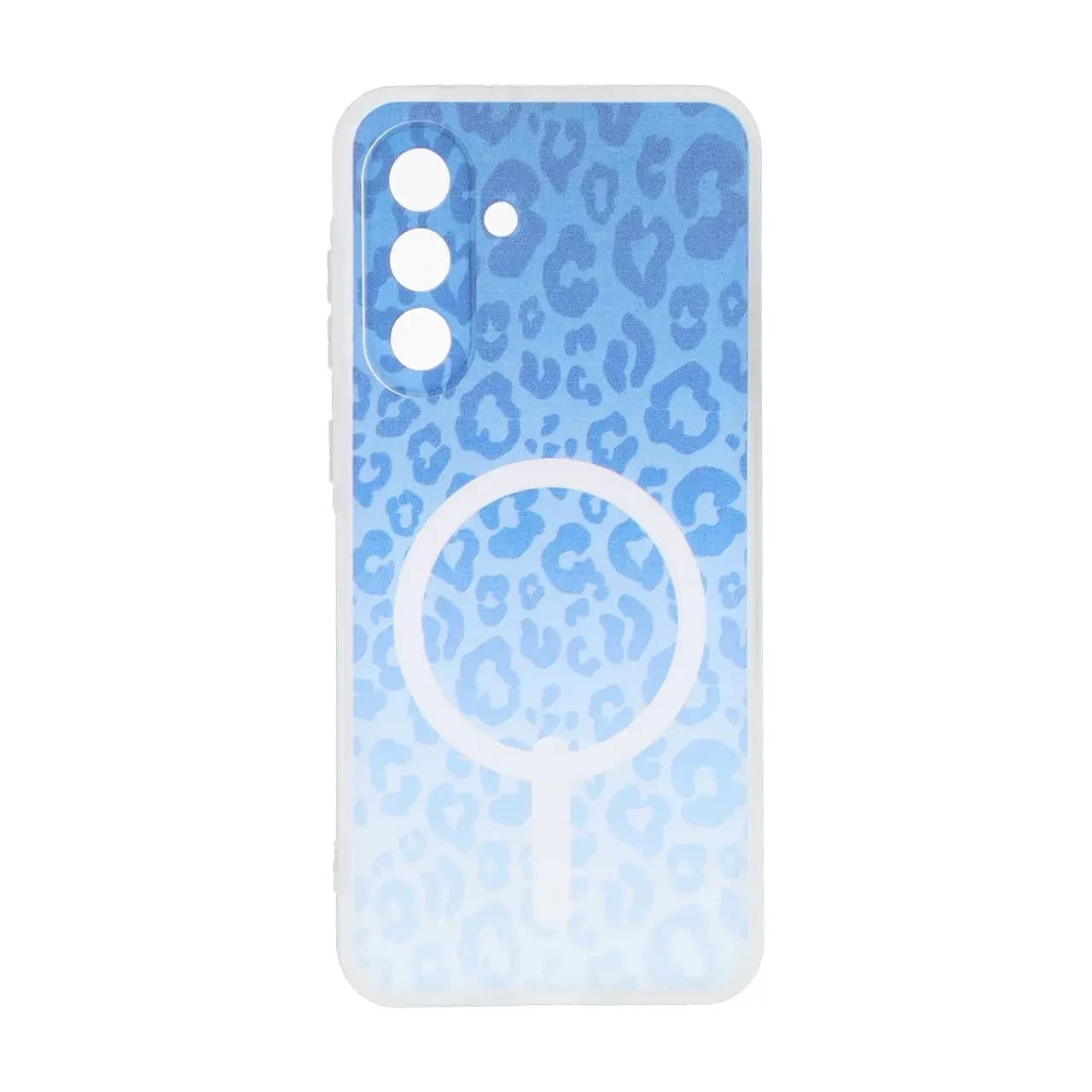 قاب ژله ای پلنگی طرح مگ سیف دور مات محافظ لنزدار Samsung Galaxy A56 / A36 — تصویر ۲