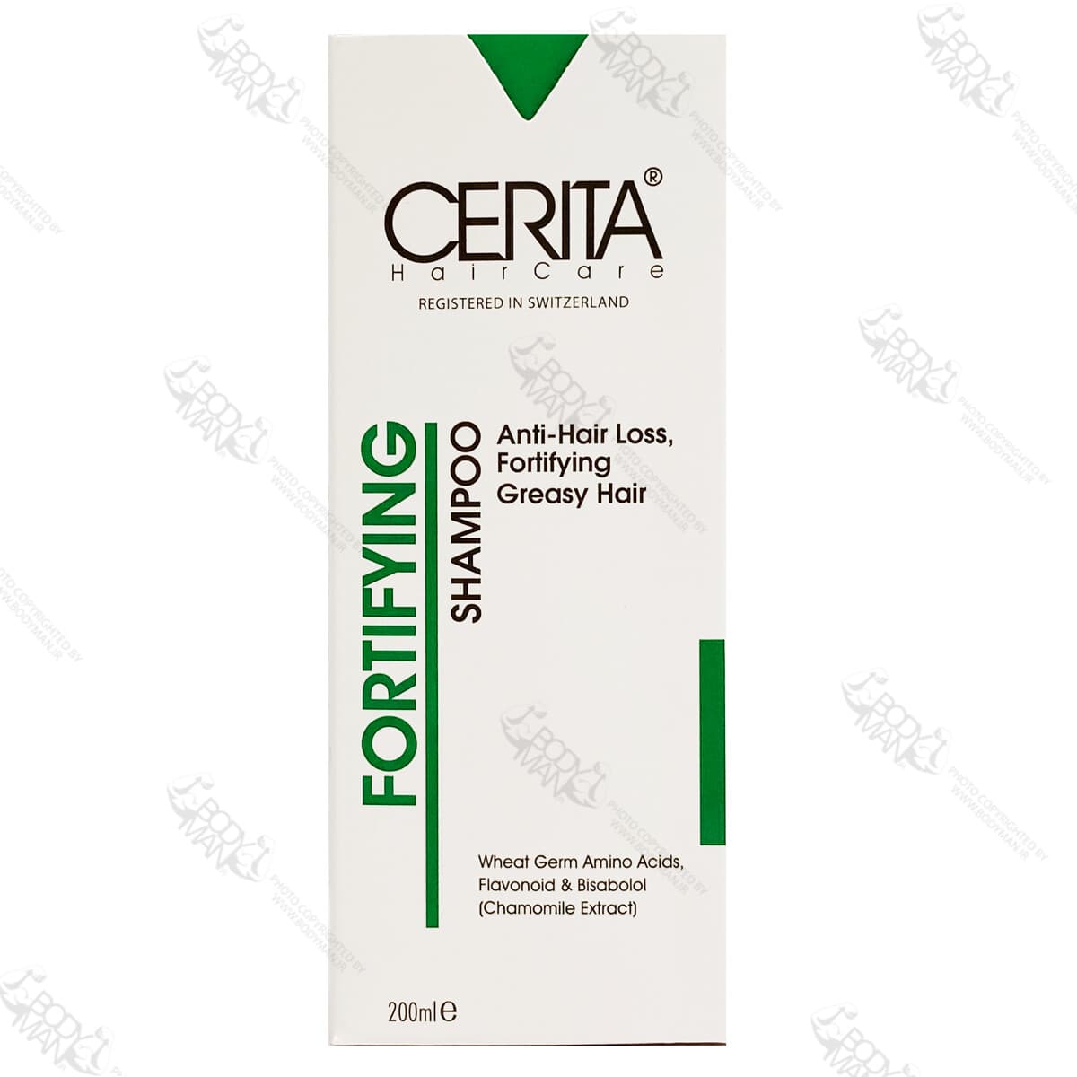 شامپو تقویت کننده مو مناسب موی چرب سریتا | CERITA Anti-Hair Loss Fortifying Greasy Hair
