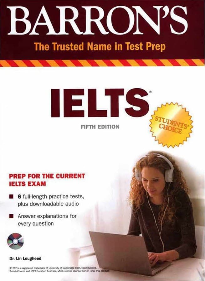 کتاب Barrons in Trusted Name in Test Prep IELTS 5th