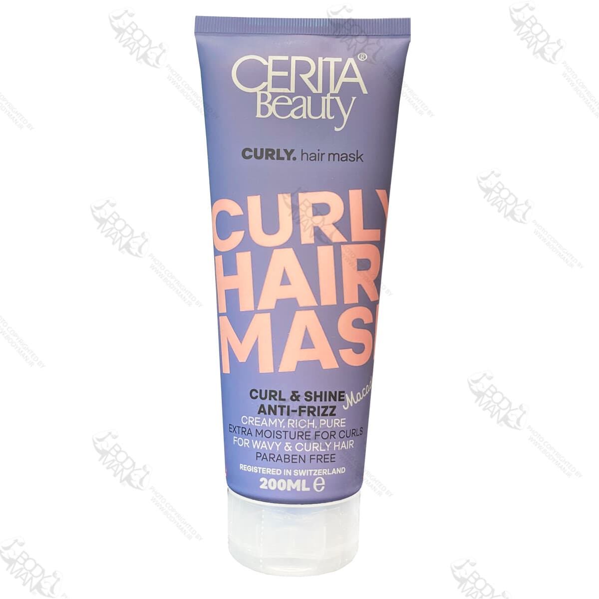ماسک مو مناسب موی فر با روغن ماکادمیا سریتا | CERITA CURLY HAIR MASK + Macadamia Oil