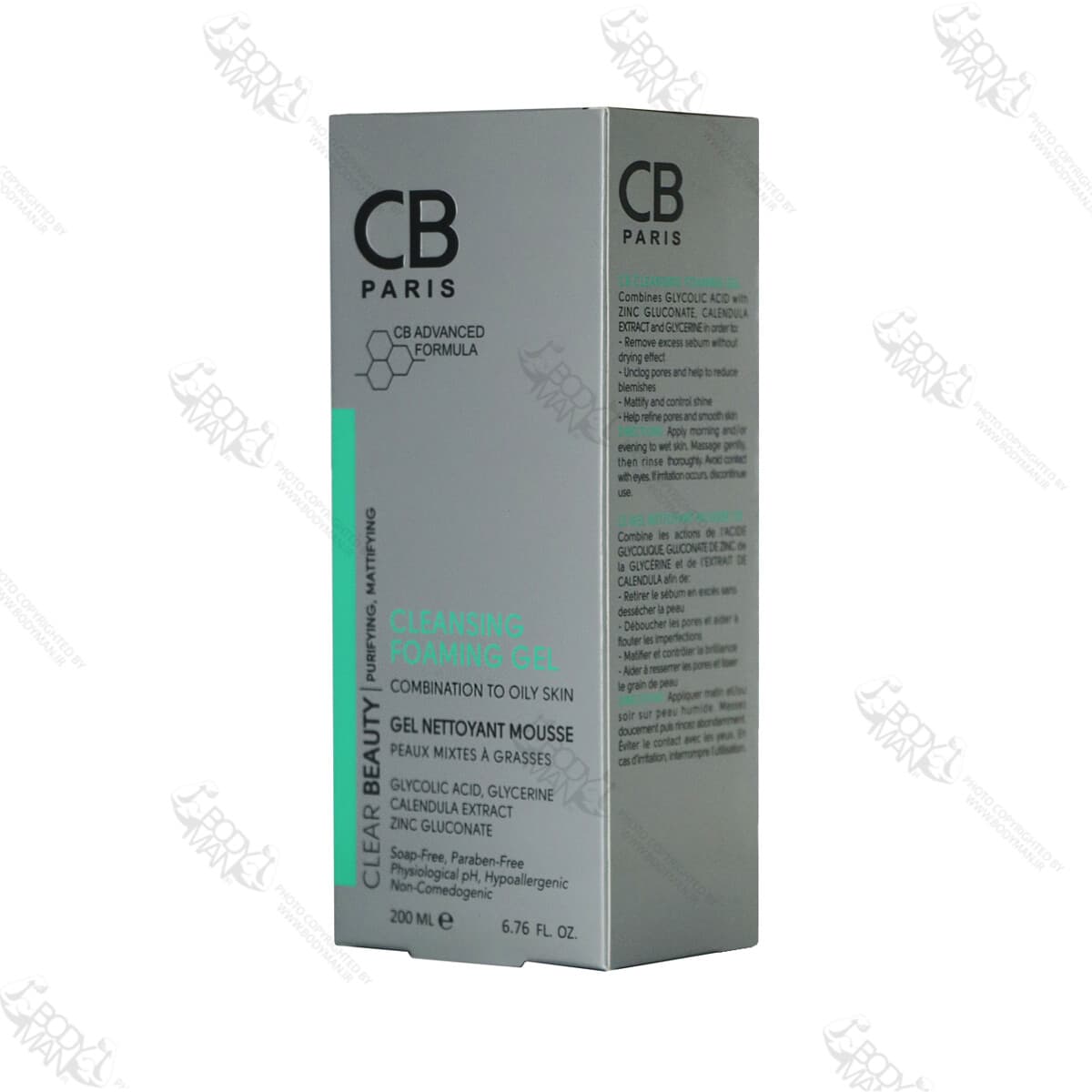 ژل فوم پاک کننده مناسب پوست چرب سی بی پاریس | CB PARIS CLEANSING FOAM GEL