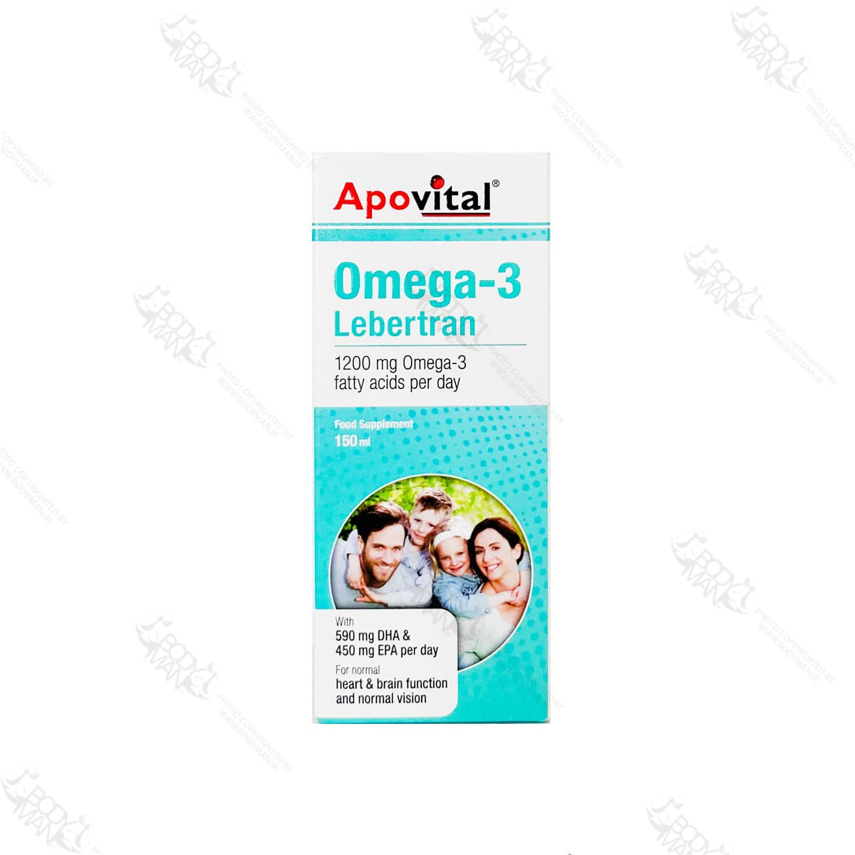 شربت امگا ۳ لبرتران آپوویتال | Apovital Omega 3 Lebertran