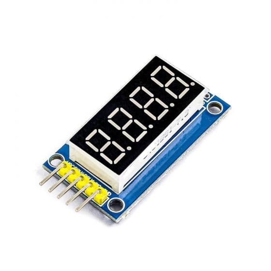 ماژول سون سگمنت 4 رقمی همراه با درایور 74HC595