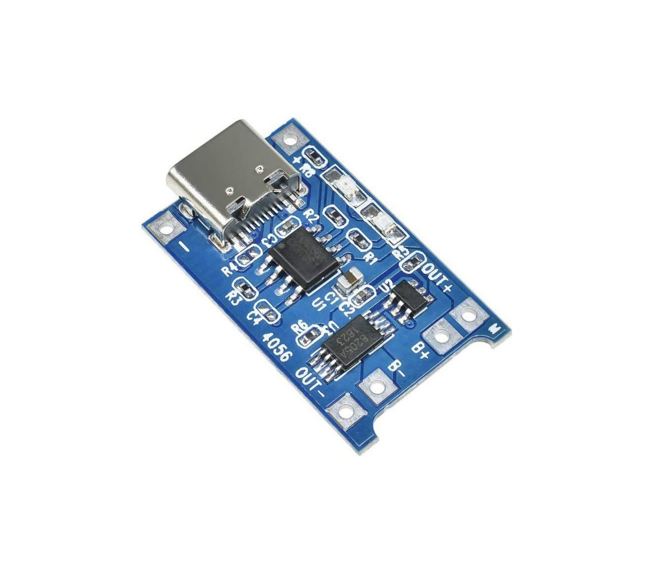 ماژول TP4056 شارژ باتری لیتیوم 1 آمپر Type-c