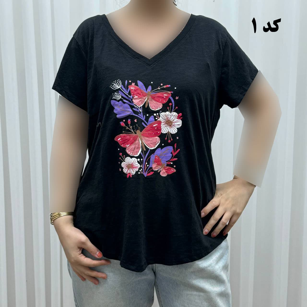 تیشرت طرحدار وارداتی کد 1173