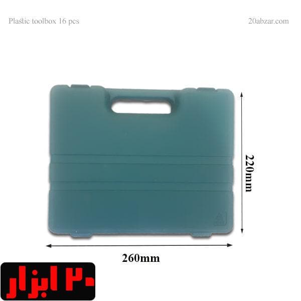 جعبه ابزار سامسونتی پلاستیکی 16 پارچه مدل kt16 — تصویر ۴