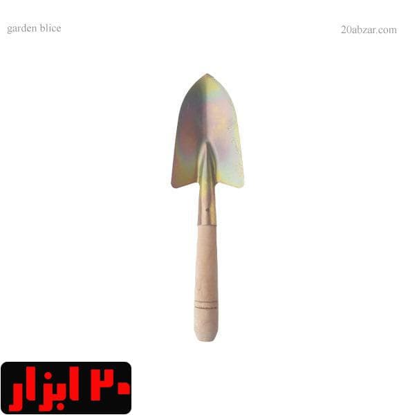 بیلچه گلکاری دسته چوبی رنگی