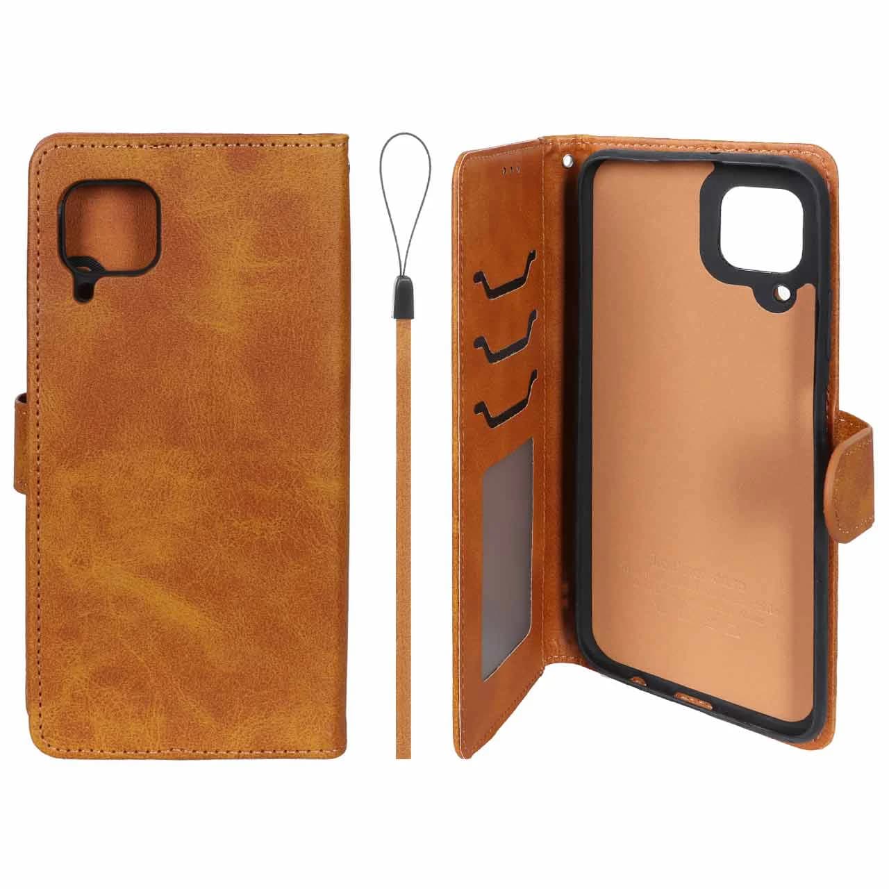 کیف موبایل مگنتی درجه یک داخل خز MNC Plus مدل Huawei Nova 7i / Nova 6 SE — تصویر ۳
