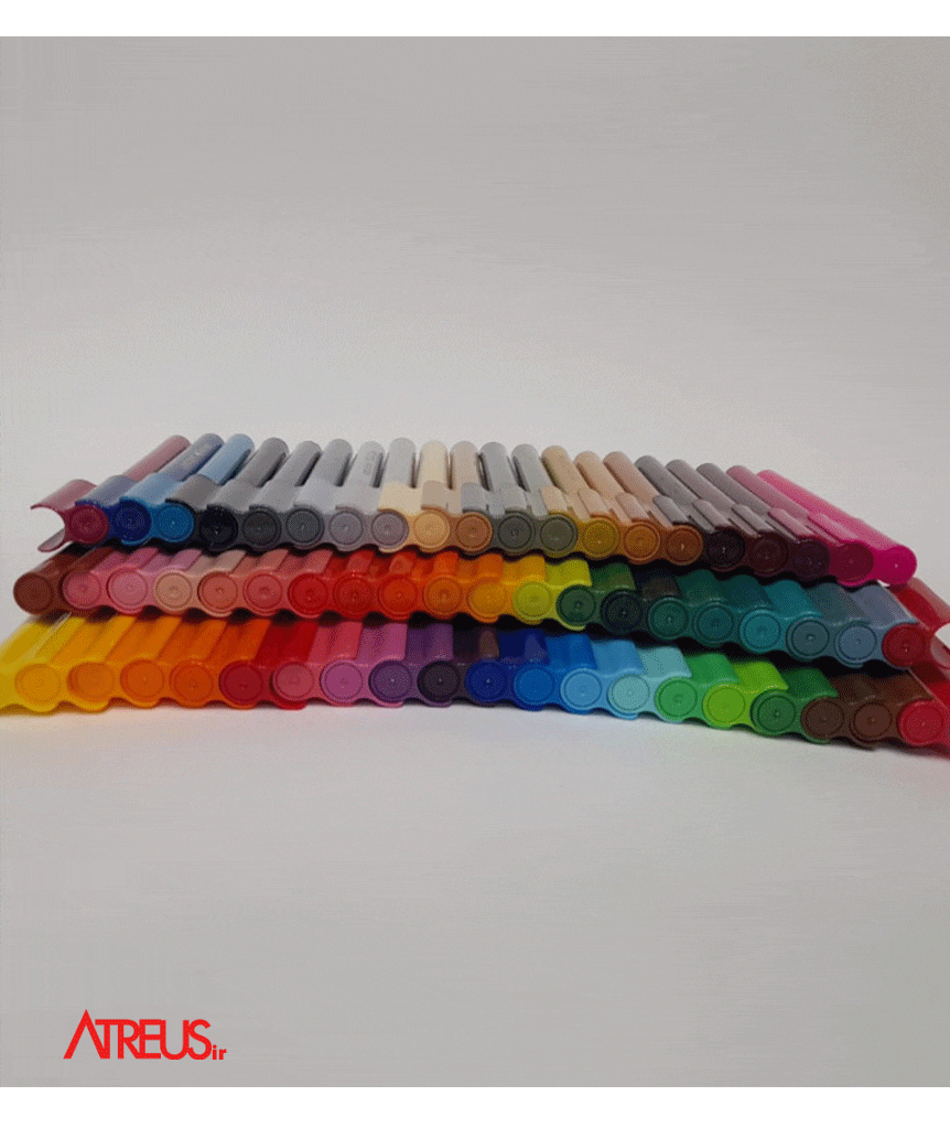 ماژیک نقاشی فابر کاستل 60رنگ connector pens FABER-CASTELL — تصویر ۲