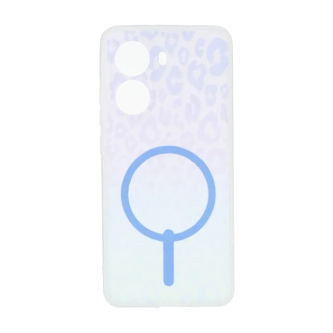 قاب ژله ای پلنگی طرح مگ سیف دور مات محافظ لنزدار Xiaomi Poco X7 Pro — تصویر ۳