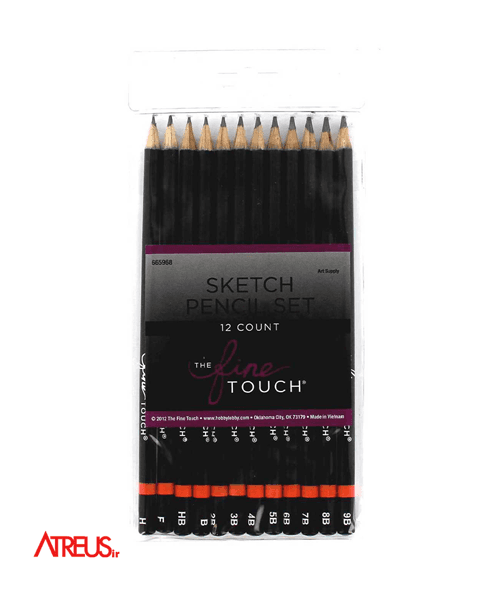 مداد طراحی 12عددی فاین تاچ SKETCHING PENCILS FINE TOUCH