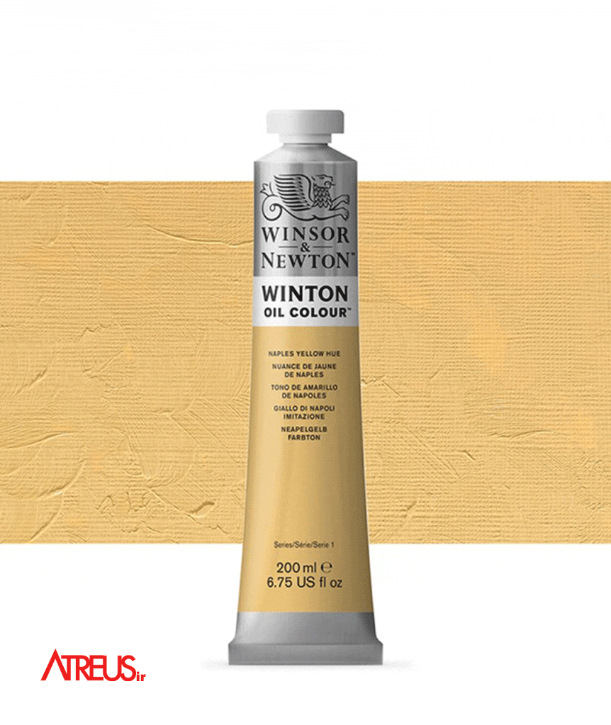 رنگ روغن 200 میل وینتون Winsor & Newton کد 422 Naples Yellow Hue