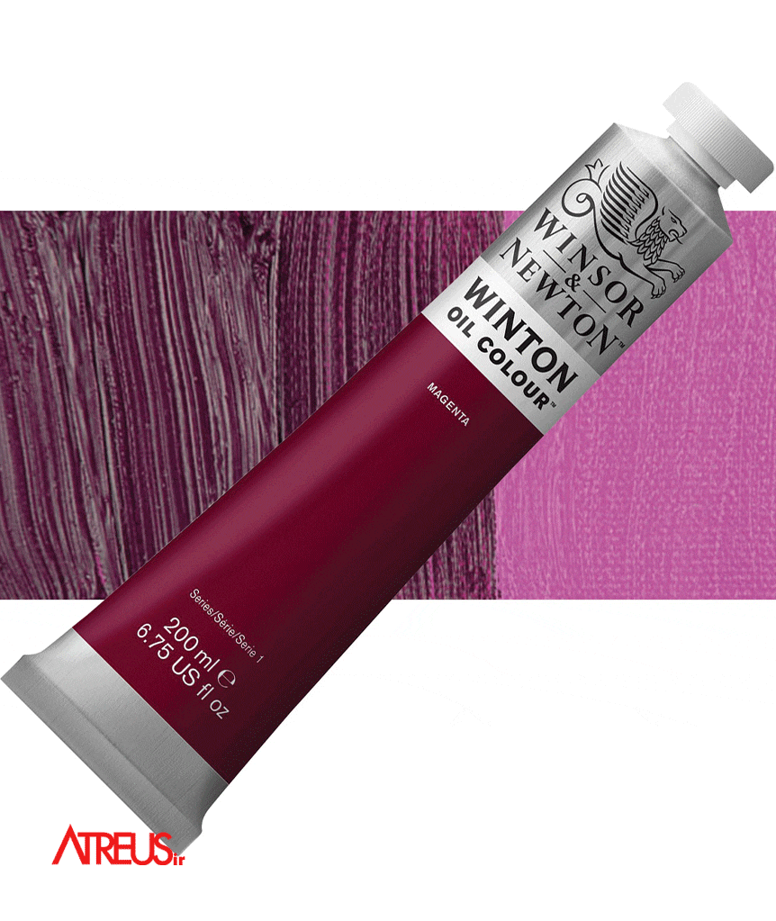 رنگ روغن 200 میل وینتون Winsor & Newton کد380 Magenta — تصویر ۲