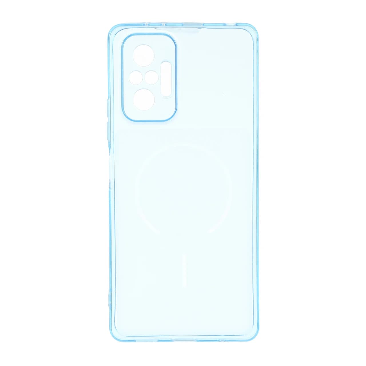 قاب ژله ای شفاف مستطیلی طرح مگ سیف محافظ لنزدار Xiaomi Redmi Note 10 Pro 4G / Redmi Note 10 Pro Max — تصویر ۲